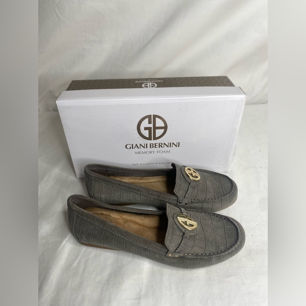 Giani Bernini Memory Foam DailyN2 Loafers 8.5W Wide Coshioned Walking Shoe Flat - Picture 4 of 10